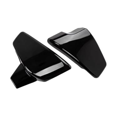 Imagem de Bateria lado esquerdo direito capa compatível com VLX 600 1999-2008 / VT 600 C CD Shadow VLX Deluxe 1999-2007 preto brilhante