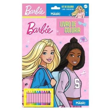 Imagem de Barbie - Kit De Colorir Com Giz De Cera - Ciranda Cultural