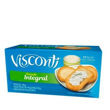 Imagem de Torrada Integral Visconti - 120g