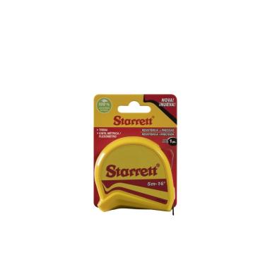 Imagem de Trena de Bolso 5 Metros C/ Blister Linha Milímetros e Polegadas KTS34-5ME-S Starrett