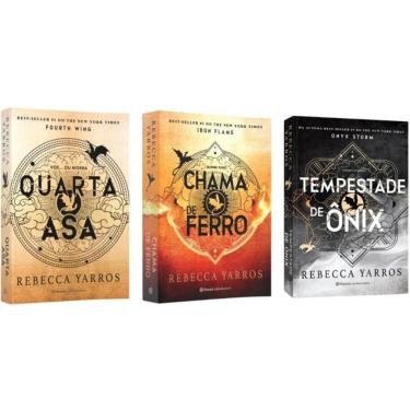 Imagem de Quarta Asa Chama de FerroTempestade de Ônix Kit 3 Volumes