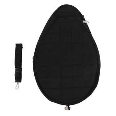 Imagem de RiToEasysports Mochila de Tênis de Cinta Ajustável, Espaçosa Bolsa de Tênis Com 4 Bolsos Com Compartimento de Raquete para Homens Mulheres (Preto)