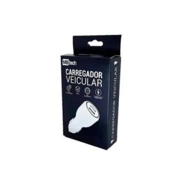 Imagem de Carregador Veicular 3.1A E 1.8A Com 2 Usb - Mb Tech