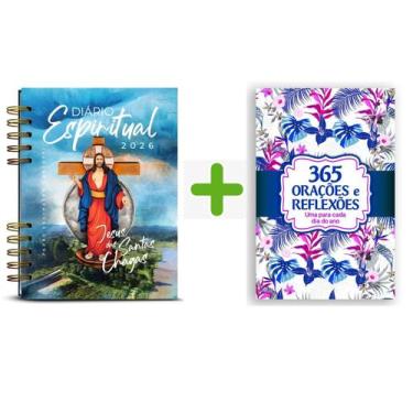 Imagem de Kit livros físico, Diário Espiritual 2026 Capa Terra Prometida, Regina