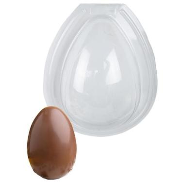 Imagem de Forma 3 Partes Silicone P/ Chocolate Ovo Páscoa 1 Kg Grande - Britani 