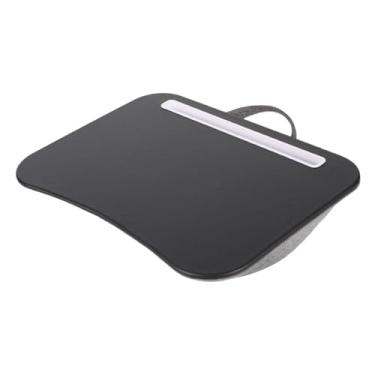 Imagem de NonMiFyR Mesa de Colo, Mesa de Cabeceira Portátil, Estofamento de Espuma Confortável, Suporte Versátil para Laptop, Suporte de Telefone para Escritório em Casa, Cinza
