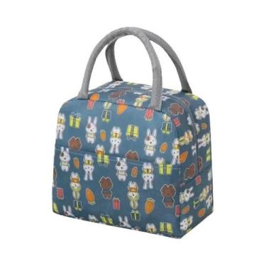 Imagem de Lancheira Térmica Portátil Infantil Com Desenho Animado, Bolsa De Piqu