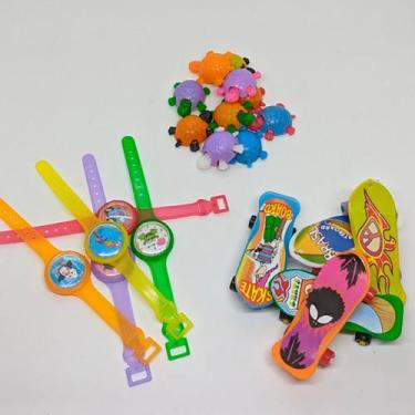 Imagem de 100 Mini Brinquedos Lembrancinha Sacolinha Atacado Infantil - VENDEU B