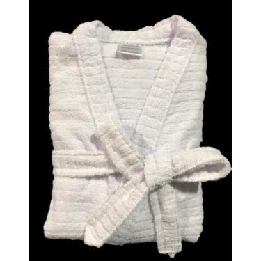 Imagem de Roupão Atoalhado Infantil 100% Algodão Briza (4012) - Branco - Tam 8