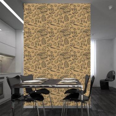 Imagem de Papel de Parede Adesivo - Churrasco - 050ppc - Allodi