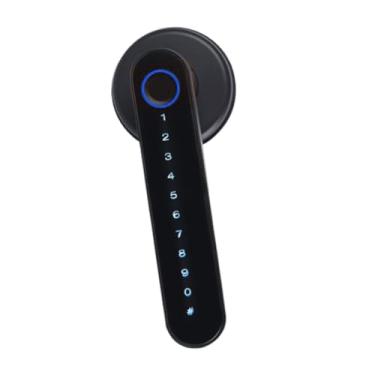 Imagem de Generic Fechadura de porta com impressão digital, fechadura inteligente para escritório com teclado sensível ao toque, entrada para quarto, maçaneta de porta
