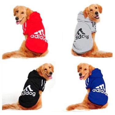 Imagem de Roupa InvernoCasaco Com Capuz Para Cães Roupinha Cachorro Pet Para Por
