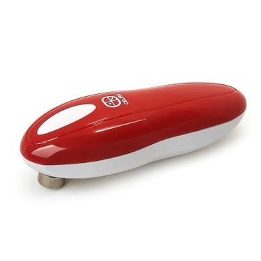 Imagem de CELIRO Abridor de lata elétrico A1 – abridor de lata de borda lisa com partida e parada fáceis de toque, design ergonômico, compacto e sem fio - vermelho