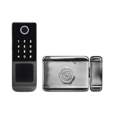 Imagem de Fechadura Inteligente À Prova d'Água Tuya Wifi Controle Remoto Sem Cha