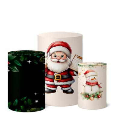 Imagem de Trio Capas De Cilindro C/Elastico Veste Facil Natal (CLNAT049)