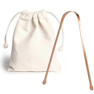 Imagem de Raspador De Lingua Com Saquinho De Algodao Ayurveda