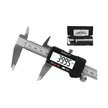 Imagem de Calibrador Digital De Aço Inoxidável De 6 Polegadas, Régua Vernier, Fe