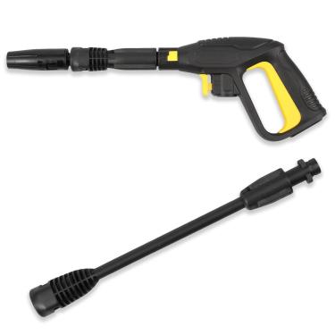 Imagem de Kit de pistola de gatilho 2175 PSI, peças de lavadora de alta pressão com bocal de cabeça de pulverização ajustável, canhão de água de limpeza com haste de extensão, lavadora de detalhes de carro