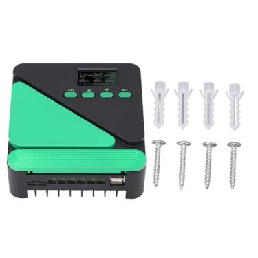 Imagem de Fafeicy Controlador de Carga Solar MPP, 12V/24V Regulador Inteligente LCD Exibir Saí USB Proteção Ao Ar Livre do de Alta Eficiência (10a)