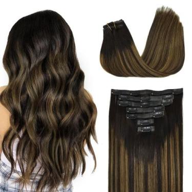 Imagem de Extensões de cabelo GOO GOO Real Human Hair 20 polegadas 150 g 7 unida