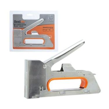 Imagem de Grampeador Profissional Metal Alta Pressão Tapeceiro 4mm-8mm - BESTFER