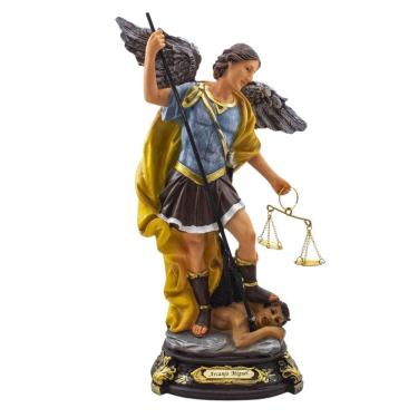 Imagem de Imagem São Miguel Arcanjo Balança Importado Resina 31 Cm