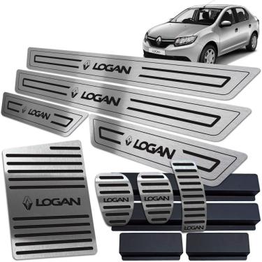 Imagem de Descanso Pedaleira Soleira Logan 2014 A 2019 Preto BR Manual