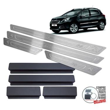 Imagem de Soleira Peugeot 2008 Griffe 2019 2020 Prata Baixo Relevo