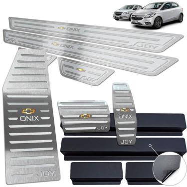 Imagem de Descanso Pedaleira Automátic Soleira Onix Joy 2013 20 Prata