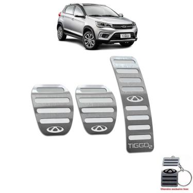 Imagem de Pedaleira Manual Chery Tiggo 2 2019 2020 Prata