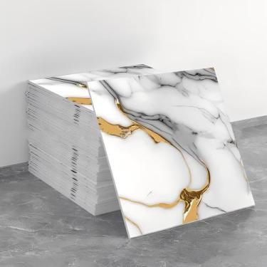 Imagem de Placa Adesiva 3d Mármore De Parede Lavável Para Cozinha Quarto Autocol