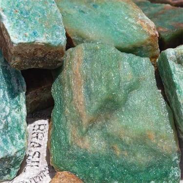 Imagem de 10 KG AVENTURINA VERDE - Pedra Bruta para Lapidar - Pacote Atacado - C