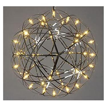 Imagem de Luminária Retro, Lustre Lustre Moderno - Estilo Spark Ball Lamp Quarto Sala de Estar Iluminação Loja de Roupas Escada Luz Decorativa