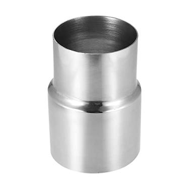 Imagem de X AUTOHAUX Conector redutor universal de tubo de escapamento para carro de aço inoxidável ID para 8,9 cm