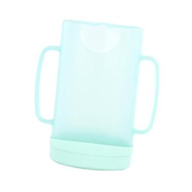 Imagem de Fenteer Suporte para bolsa de bebê, sem apertar, sem bagunça, portátil, à prova de aperto, leve, antiderramamento, fácil de segurar, suporte para caixa de, Verde