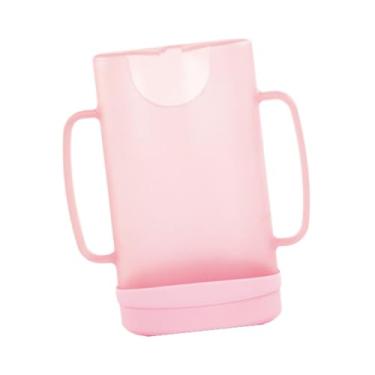 Imagem de Dynwave Suporte para bolsa de bebê para alimentos, caixas de bebidas, portátil, sem bagunça, essencial para bebês, fácil de segurar, Rosa