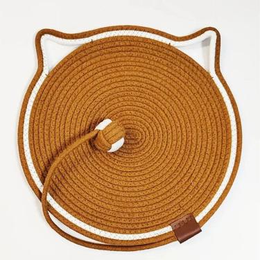 Imagem de Arranhador Tapete Cama Gato Pet Brinquedo Rasquevel Divertido Animais Estimaçao