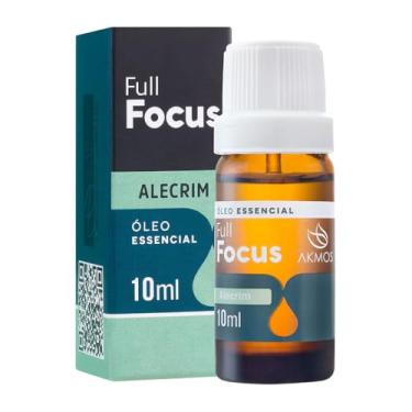 Imagem de Óleo Essencial Full Focus de Alecrim Akmos, 100% Puro e Natural, 10ml Aromaterapia para Bem-Estar, Relaxamento e Energia, Uso em Difusor e Massagem