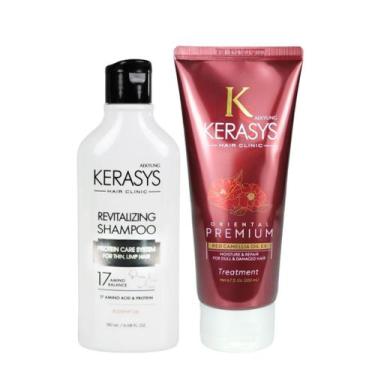 Imagem de Kerasys Kit (Sh Revitalizing 180ml + Másc. Oriental Premium 200ml)