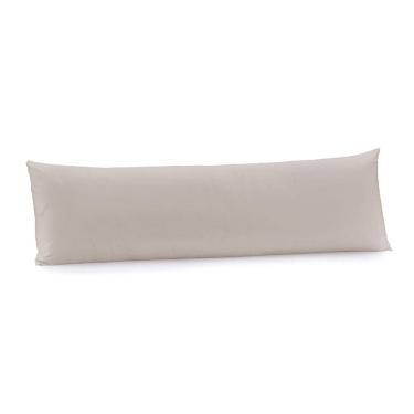 Imagem de Fronha Body Pillow 40cm x 1,30m  Altenburg Algodão Lux 200 Fios  Cinza Inspiração