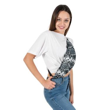 Imagem de Pochete moderna, bolsa de cintura, bolsa transversal, bolsa de cintura para mulheres, homens, festas, atividades ao ar livre, viagens na praia, Azul, Pacote de cintura