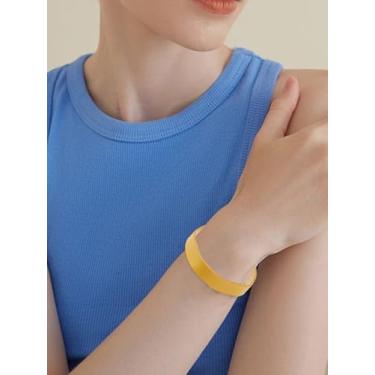 Imagem de 1 pulseira de couro ajustável, estilo punk/gótico rock para homens e mulheres, 8-5/8 x 5/20.3 cm (21,8 x 1,6 cm), Medium, Couro, Sem Pedra Preciosa