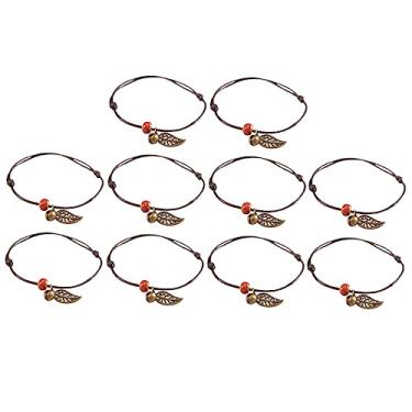 Imagem de Tornozeleira estilo 10 peças e joias elegantes para mulheres duráveis e acessórios de pé para o verão e praia