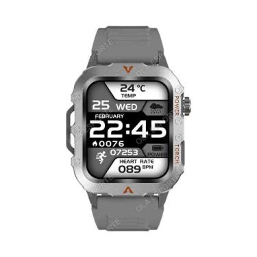 Imagem de Relógio Inteligente Militar Masculino 2025 IP67 3ATM Para Esportes Ao 