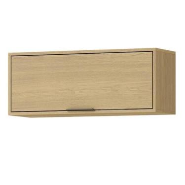 Imagem de Armario Aereo Basculante Mdp 80 Cm Glor Agl01 Castanho Mxm - MILANI MO