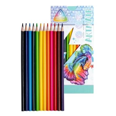 Imagem de Ouksma Conjunto de lápis de cor, néon, pastel, clássico, metálico, tom de pele, lápis de colorir pré-afiados para adultos, crianças iniciantes, desenhar, esboçar, sombrear, misturar, materiais de arte