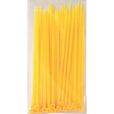 Imagem de Abraçadeira Nylon Cinta Plástica 295x4,6mm Amarela Tramontina