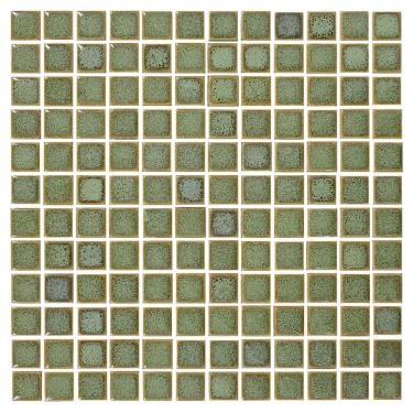 Imagem de Pastilha Cerâmica Nefertiti Avocado 2x2 Placa 30x30cm - 1012020010