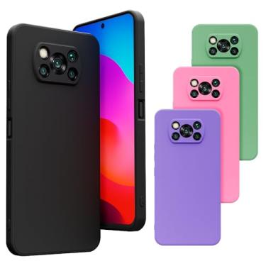 Imagem de Capa Capinha Case Compatível Xiaomii POCO X3 Silicone Veludo Premium [2ASHOP] (CINZA CHUMBO)