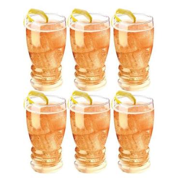 Imagem de Conjunto 6 Copos Long Drink Barcelona Vidro Bar 370Ml - Class Home
